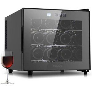 Wine Fridge Countertop, Small Wine Cooler Refrigerator, 12 Bottle